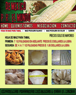 hojas de maiz para tamal