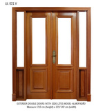 Puertas y ventanas de madera de Brasil