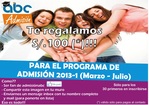 Promoción Servicios de Admisión